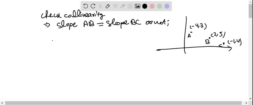 solved-determine-whether-the-three-points-are-collinear-4-3-2-5