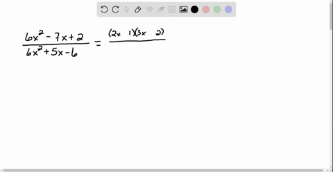 simplify-frac6-x2-7-x26-x25-x-6