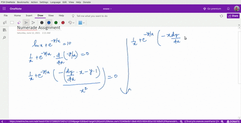 find-d-y-d-x-by-implicit-differentiation-ln-xe-y-x10