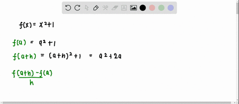 find-fa-fah-and-the-difference-quotient-fracfah-fah-where-h-neq-0-fxx21-2