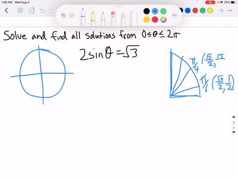 find-all-solutions-on-the-interval-0-leq-theta2-pi-2-sin-thetasqrt3-4