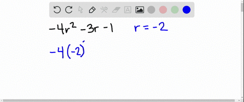evaluate-each-polynomial-for-the-given-value-4-r2-3-r-1-text-for-r-2