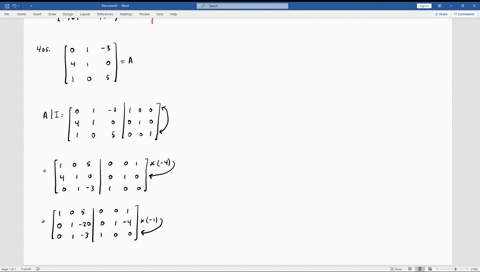 find-the-multiplicative-inverse-of-each-matrix-if-it-exists-leftbeginarrayccc0-1-3-4-1-0-1-0-5endarr