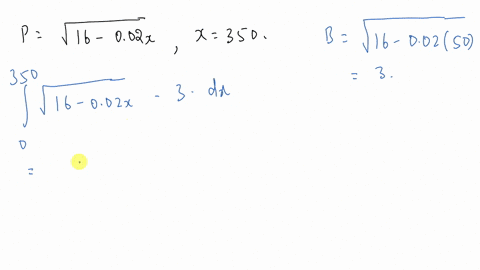 find-the-consumers-surplus-for-each-of-the-following-demand-curves-at-the-given-sales-level-x-psqrt1
