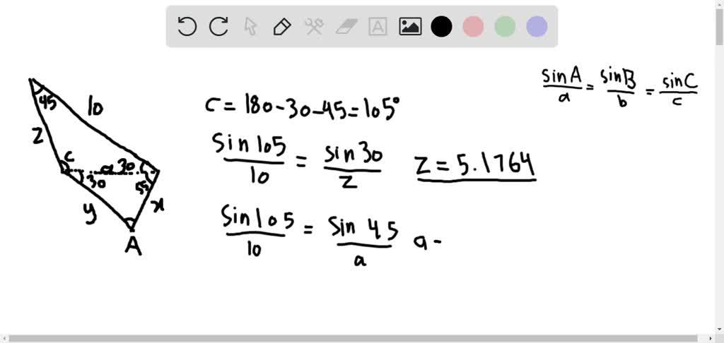 SOLVED:Geometry The quadrilateral illustrated has been divided into two ...