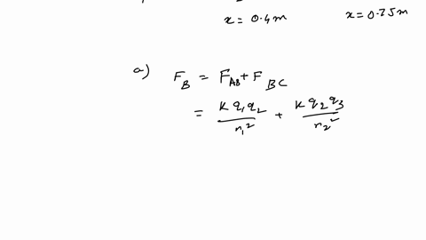 three-charges-are-located-along-the-x-axis-charge-a300-mu-mathrmc-is-located-at-the-origin-charge-b5