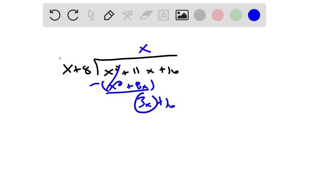 Solved x 2 11 x 24