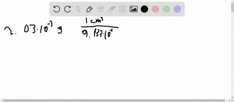 a-sample-of-a-certain-material-has-a-mass-of-203-times-10-3-g-calculate-the-volume-of-the-sample-giv