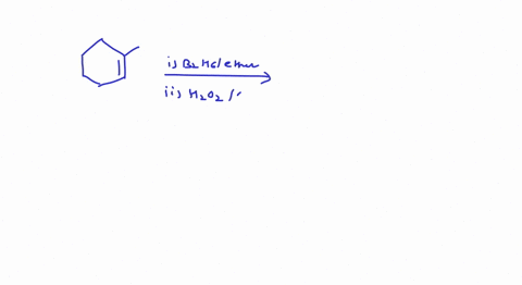 when-is-treated-with-diborane-in-dry-ether-followed-by-oxidation-with-alkaline-hydrogen-peroxide-the