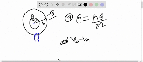 a-spherical-capacitor-consists-of-a-spherical-conducting-shell-of-radius-b-and-charge-q-that-is-co-2