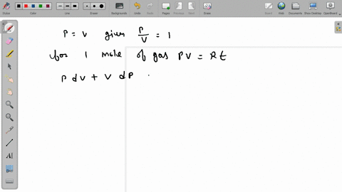 a-mono-atomic-ideal-gas-undergoes-a-process-in-which-the-ratio-of-p-to-v-at-any-instant-is-constant-