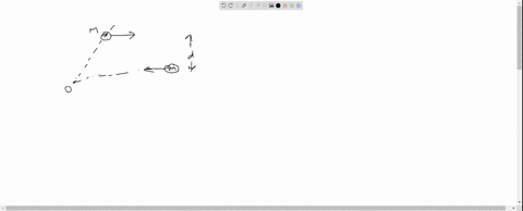 two-particles-each-of-mass-m-and-moving-with-speed-v-in-opposite-directions-along-parallel-lines-are