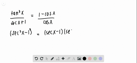 in-exercises-11-51-prove-the-identity-fractan-2-xsec-x1frac1-cos-xcos-x