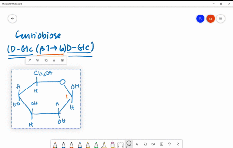 gentiobiose-d-glc-beta-1-rightarrow-6-d-gic-is-a-disaccharide-found-in-some-plant-glycosides-draw-th