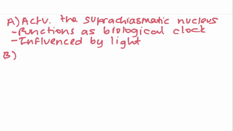 what-is-the-pineal-glands-role-in-sleep-a-activating-the-suprachiasmatic-nucleus-b-the-production-of
