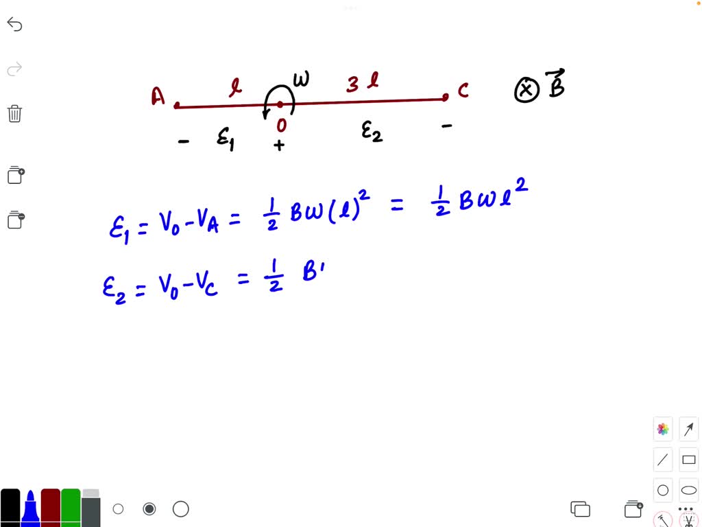 As shown in figure-5.264, a T-shaped conductor moves with constant ...