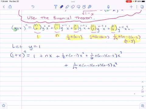 use-the-binomial-theorem-to-find-the-first-five-terms-of-the-maclaurin-series-fxfrac1sqrt1-x-2