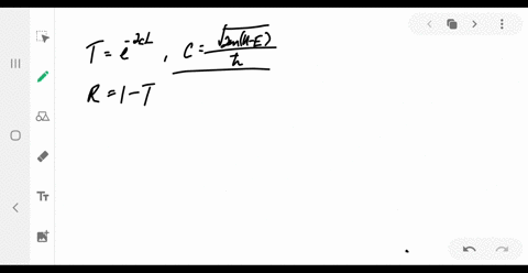 an-electron-with-kinetic-energy-e500-mathrmev-is-incident-on-a-barrier-with-thickness-l0200-mathrmnm