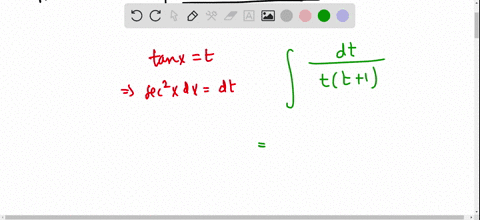 use-substitution-to-find-the-integral-int-fracsec-2-xtan-xtan-x1-d-x