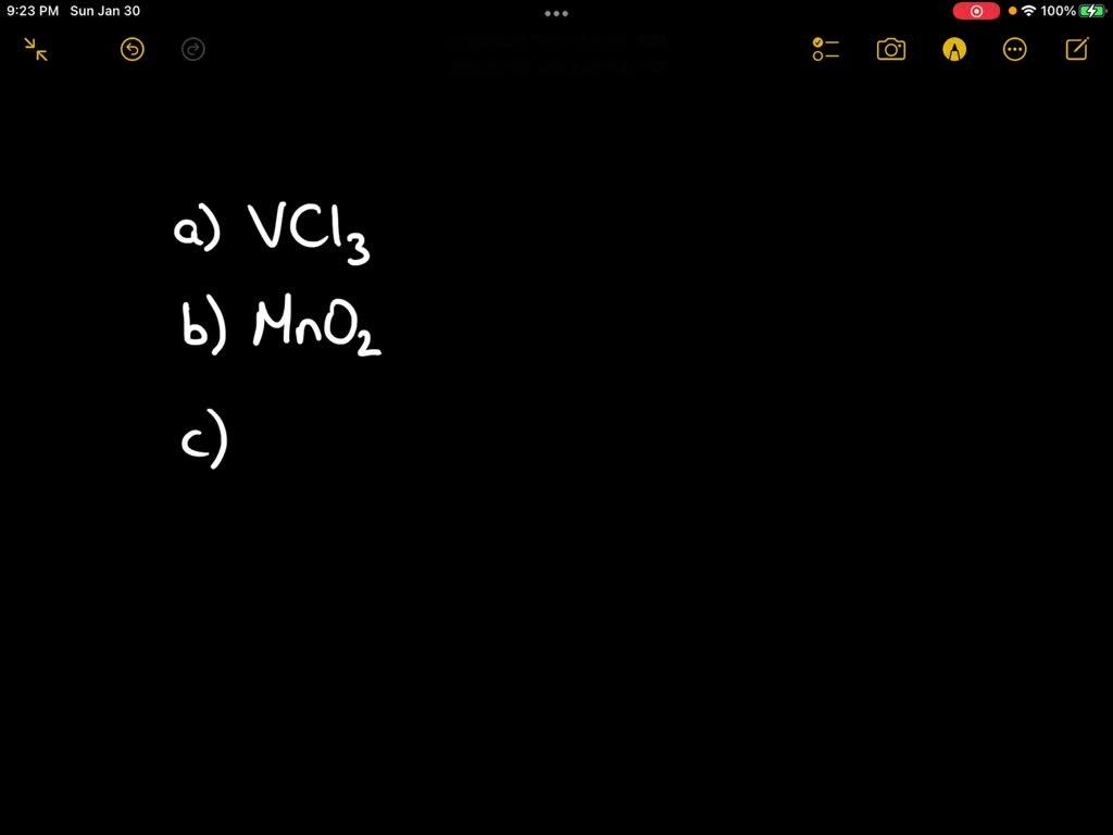 Solvedwrite Formulas For The Following Binary Compounds A Vanadiumiii Chloride B 6688