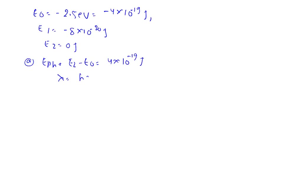 SOLVED:A quantum system (a molecule) has the energy levels shown in ...