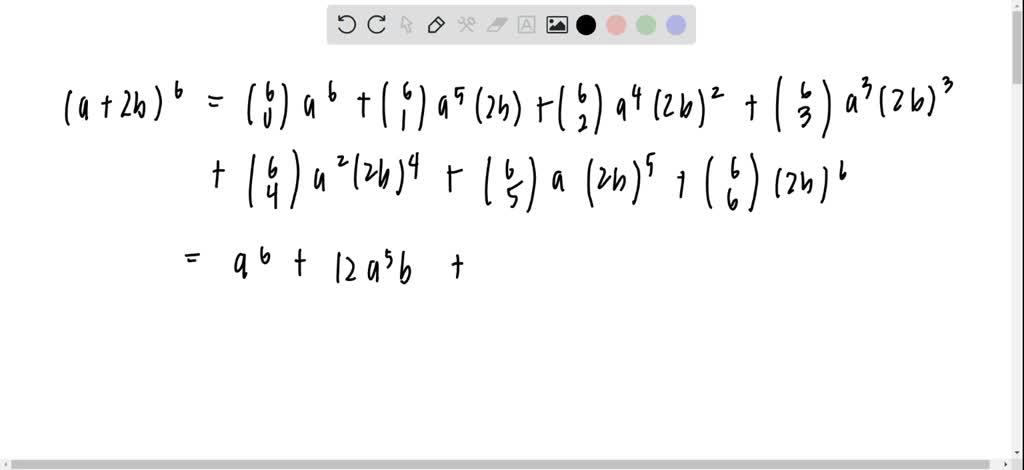 SOLVED:Use The Binomial Theorem To Expand Each Binomial And Express The ...