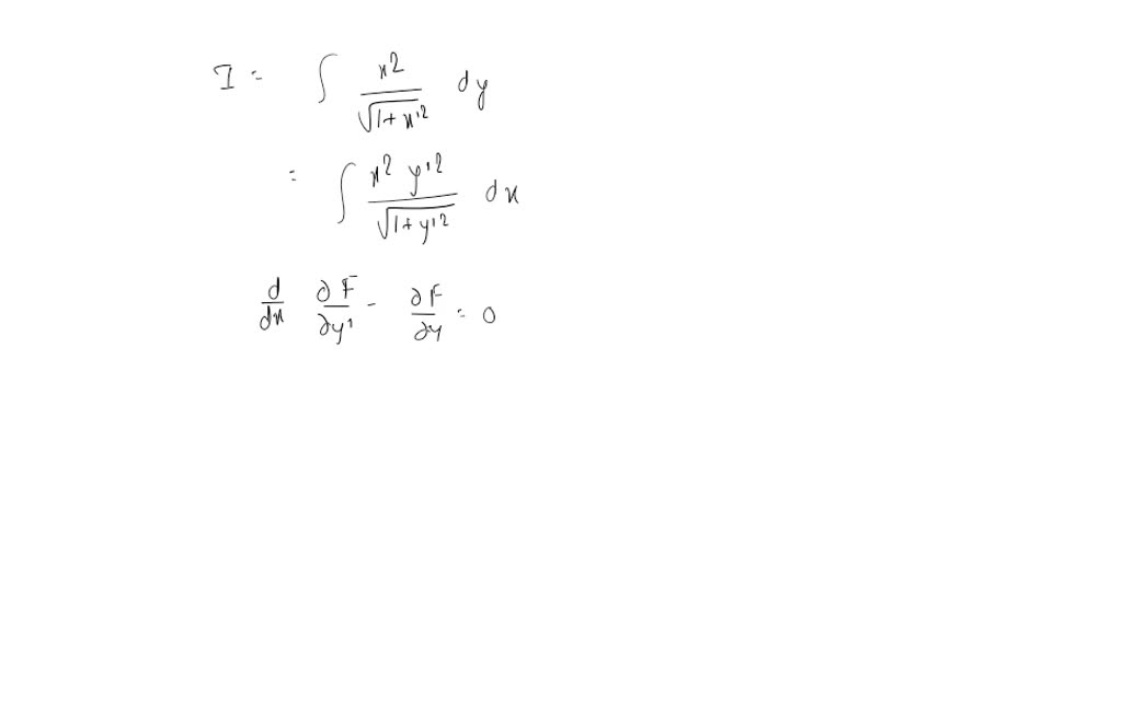 ⏩SOLVEDFind a first integrat of the Euler equation to make… Numerade