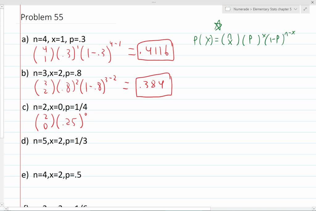 Solved If X Is A Binomial Random Variable Calcul