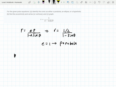 for-the-given-polar-equations-a-identify-the-conic-as-either-a-parabola-an-ellipse-or-a-hyperbola--7