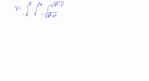 let-r-be-the-radius-of-a-sphere-use-cylindrical-coordinates-to-set-up-and-evaluate-a-triple-integral