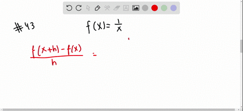 find-and-simplify-the-difference-quotient-of-the-function-fxfrac1x