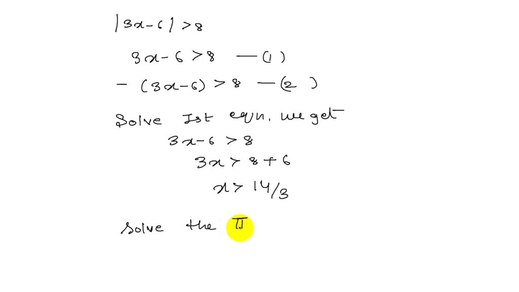 SOLVED Solve 3 X 6 8