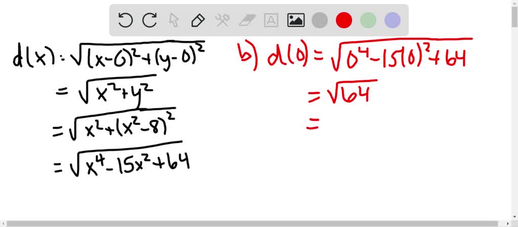 Let $P=(x, y)$ be a point on the graph of $y=x^{2}-8$… - SolvedLib