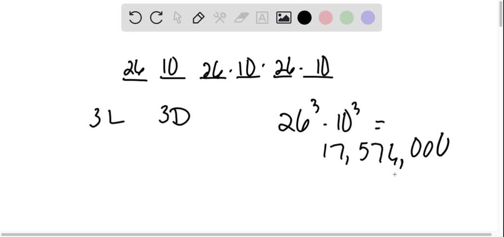 SOLVED:A zip code in Canada consists of three letters and three digits