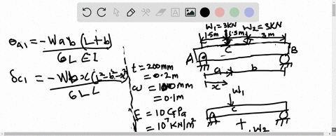 determine-the-slope-at-a-and-the-deflection-at-point-c-of-the-simply-supported-beam-the-modulus-of-e