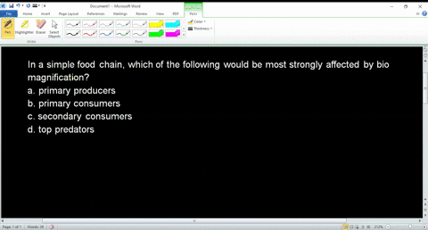 in-a-simple-food-chain-which-of-the-following-would-be-most-strongly-affected-by-biomagnification-a-
