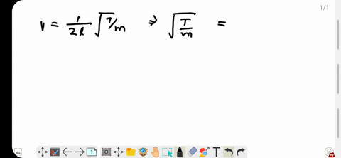 a-string-of-length-l-fixed-at-both-ends-vibrates-in-its-fundamental-mode-at-a-frequency-mathrmv-and-