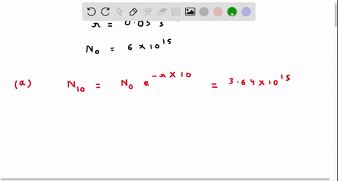 the-decay-constant-of-a-certain-nucleus-is-005-mathrms-1-at-t0-a-sample-contains-6-times-1015-nuclei