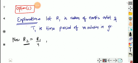 if-the-radius-of-earths-orbit-is-made-1-4-th-then-duration-of-an-year-will-become-a-8-times-b-4-time