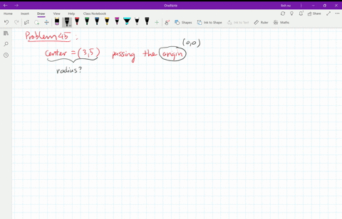 write-the-standard-equation-for-each-circle-center-at-35-and-passing-through-the-origin