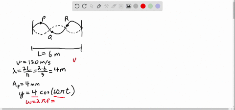 a-string-with-both-ends-fixed-vibrates-in-the-third-harmonic-mode-as-shown-in-figure-618-the-length-