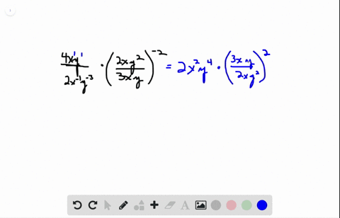 simplify-the-expression-use-only-positive-exponents-frac4-x-y2-x-1-y-3-cdotleftfrac2-x-y23-x-yright-