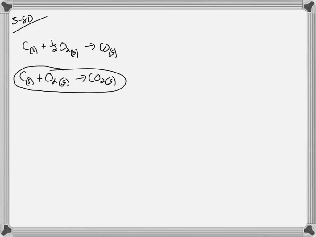 SOLVED:Why is the standard enthalpy of formation of CO(g) difficult to ...