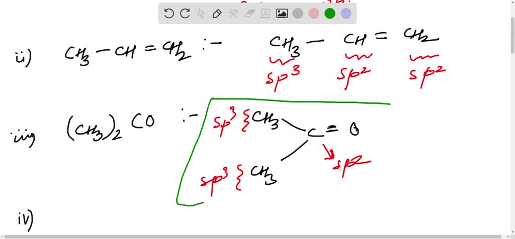 What Are Hybridisation States Of Each Carbon Atom In The Following 