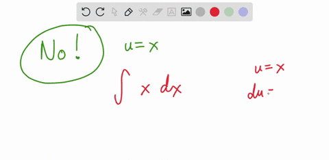 are-there-any-circumstances-in-which-you-should-use-the-substitution-ux-illustrate-your-answer-by-gi