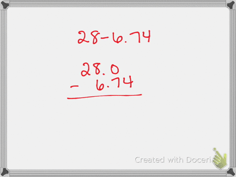 add 64 and 28 pictorially