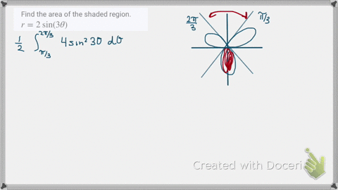 find-the-area-of-the-shaded-region-r2-sin-3-theta