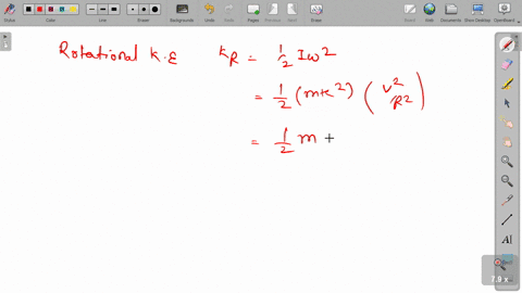 a-ball-rolls-without-slipping-the-radius-of-gyration-of-the-ball-about-an-axis-passing-through-its-c