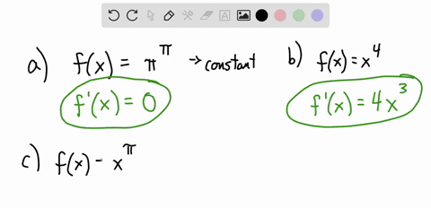find-fprimex-if-fx-is-the-given-expression-a-pipi-b-x4-c-xpi-d-pix-e-x2-x