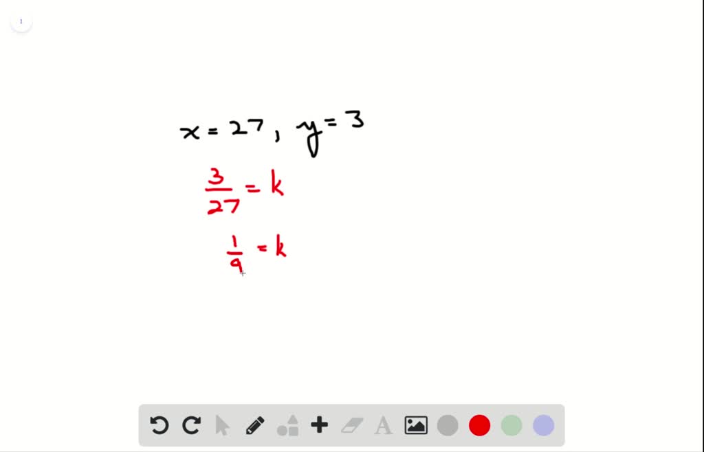 SOLVED:The variables x and y vary directly. Use the given values to ...